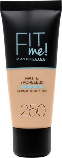 Maybelline Fit Me Matte & Poreless Foundation (250 Sun Beige) 30ml