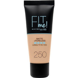 Maybelline Fit Me Matte & Poreless 250 Sun Beige Liquid Foundation 30ml