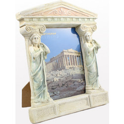 Κορνίζα κεραμική Κόρη 21x25