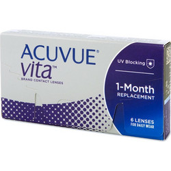 Acuvue Vita Μηνιαίοι Φακοί Επαφής Αστιγματικοί Σιλικόνης Υδρογέλης με Φίλτρο UV 6τμχ