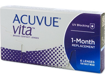 Acuvue Vita Μηνιαίοι Φακοί Επαφής Αστιγματικοί Σιλικόνης Υδρογέλης με Φίλτρο UV 6τμχ