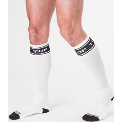 IDENTITY FOOTBALL SOCKS TOP - WHITE