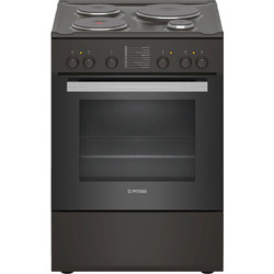 Pitsos PHA009090 Κουζίνα Ηλεκτρική 66lt με Εμαγιέ Εστίες 60cm