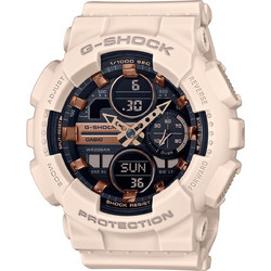 Casio G-Shock Γυναικείο Ρολόι Χρονογράφος με Ροζ Καουτσούκ Λουράκι GMA-S140M-4AER