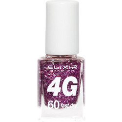 Elixir 4G Fast Dry 209 Glitter Βερνίκι Νυχιών Μακράς Διαρκείας Quick Dry 13ml