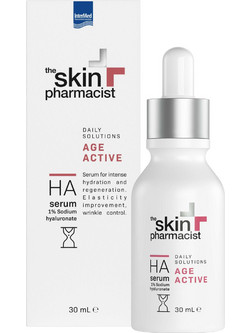 InterMed The Skin Pharmacist Age Active Ha Ενυδατικό Serum Προσώπου για Ανάπλαση με Υαλουρονικό 30ml