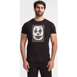 Ανδρικό T-Shirt Cotton4all JOKER Μαύρο - Μαύρο