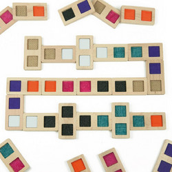 Andreu Toys Ντόμινο Με Υφές Επιτραπέζιο Παιχνίδι για Παιδιά 2+ Ετών για 1+ Παίκτες