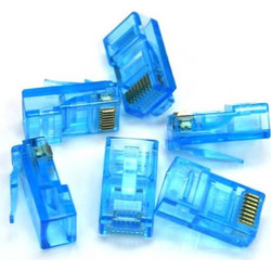 Βύσμα RJ-45 Μαύρο χρώμα 30 τεμάχια