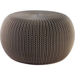 Κάθισμα Πλαστικό Καφέ Knit Cosy Keter Φ57x31,4υψ 26.00023