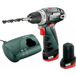 Metabo BS Basic Powermaxx Δραπανοκατσάβιδο Μπαταρίας 12V 2x2Ah