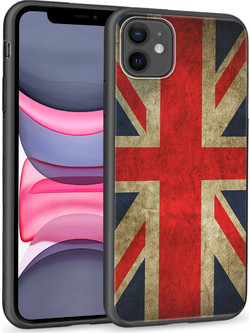Θήκη iPhone 11 Black TPU - Union Jack