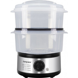 Beper Ατμομάγειρας 5lt 500W με 2 Επίπεδα Μαγειρέματος BC.261