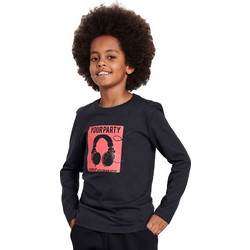 BodyTalk Παιδικό T-Shirt Μακρυμάνικο Ανθρακί 1212-750326-00503