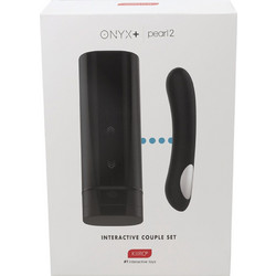 Kiiroo Onyx & Pearl 2 Couple Set Δονητής Μαύρος
