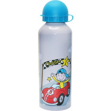 Must Raly Παιδικό Μπουκάλι Αλουμινίου Μπλε Ασημί 500ml 000579497