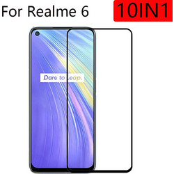 Tempered Glass 9H Για REALME 6 Προστατευτικό Οθόνης Full Glue - Μαύρο