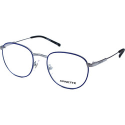 Arnette AN6128 741 Ανδρικός Σκελετός Γυαλιών Οράσεως Μεταλλικός Ασημί Μπλε