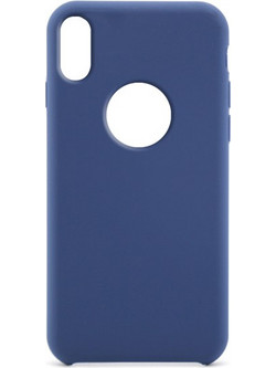 VividSilicone Back Cover Dark Blue (iPhone iPhone X / XS)