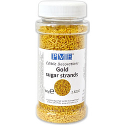 Τρούφα Ζαχαροπλαστικής Χρυσή PME Gold Sugar Strands 80g