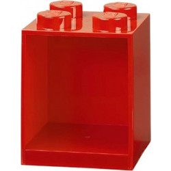 LEGO Iconic Wall Shelf Stone 4 - Red (4114)
