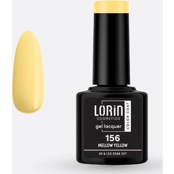 Lorin Gel Lacquer 156 Mellow Yellow Ημιμόνιμο Βερνίκι Νυχιών