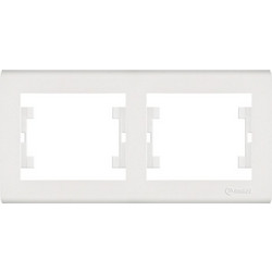 Makel Manolya Οριζόντιο Πλαίσιο 2 Θέσεων Λευκό (41001702)