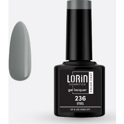 Lorin Gel Lacquer 236 Steel Ημιμόνιμο Βερνίκι Νυχιών 8ml
