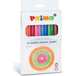Primo Jumbo Ξυλομπογιές Σετ 12τμχ