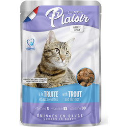Plaisir Adult Πέστροφα & Γαρίδες 100gr