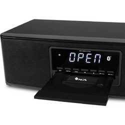 NGS Sky Box Ηχοσύστημα Hi-Fi 2.0 60W με CD Player και Bluetooth Black
