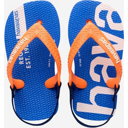Havaianas Logomania Παιδικές Σαγιονάρες για Αγόρι Royal Blue 4145795-9797