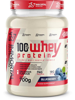 Immortal Nutrition Whey Blueberry Πρωτεΐνη Ορού Γάλακτος Γράμμωσης 700gr