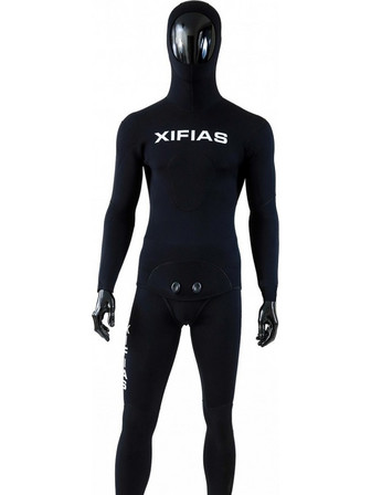 Xifias Sub Open Cell Green Black Ολόσωμη Στολή Κατάδυσης Ξυρισμένη Neoprene για Αυτόνομη Κατάδυση 5mm