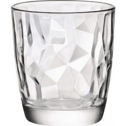 Bormioli Rocco Σετ Ποτήρια Νερού Γυάλινα Diamond 300ml 6τμχ 00.10171