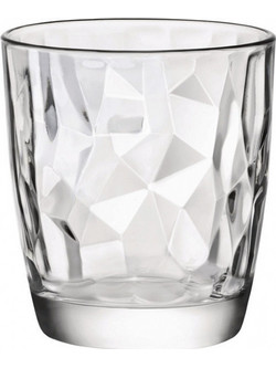 Bormioli Rocco Σετ Ποτήρια Νερού Γυάλινα Diamond 300ml 6τμχ 00.10171