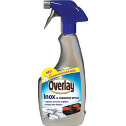 Καθαριστικό Spray για Επιφάνειες Inox και Κεραμικές Εστίες Overlay 500ml