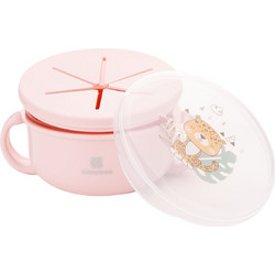 KikkaBoo Bowl 2 in 1 Savanna Pink 380ml