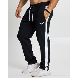 Evolution Body Ανδρικό Παντελόνι Φόρμας με Λάστιχο Μαύρο 2450