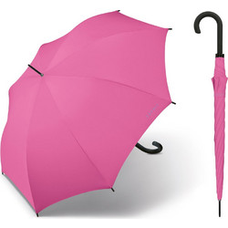 Ομπρέλα μεγάλη αυτόματη μονόχρωμη ροζ Esprit Long AC Basic Pink