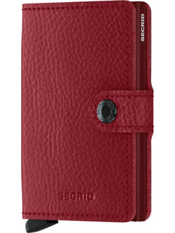 Secrid Miniwallet - Veggetable Tanned - Rosso Bordeaux