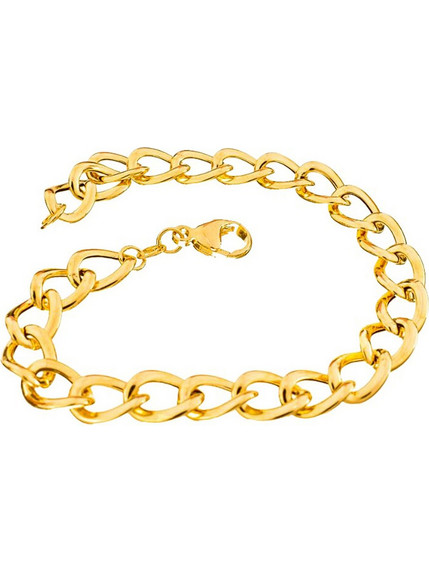 Filva Βραχιόλι Αλυσίδα ΒΡ από Χρυσό 14K 1636