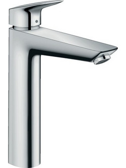 71090000 Hansgrohe Logis 190 Ψηλή Μπαταρία Νιπτήρος Μπάνιου με Βαλβίδα
