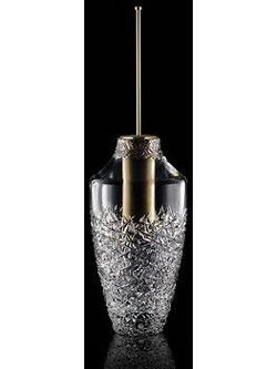 Glass Design Canto Small Ιταλικό Πιγκάλ Μπάνιου Διάφανο Κρύσταλλο O18x33 cm Χρυσό