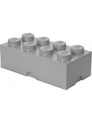 Lego Storage Brick 8 Light Grey για 6+ Ετών