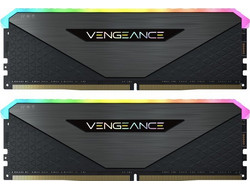 Corsair Vengeance RGB RT 16GB (2X8GB) DDR4 RAM 3200MHz C16 Black