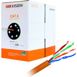 Hikvision U/UTP Cat.6 Καλώδιο Δικτύου Ethernet 1m Orange
