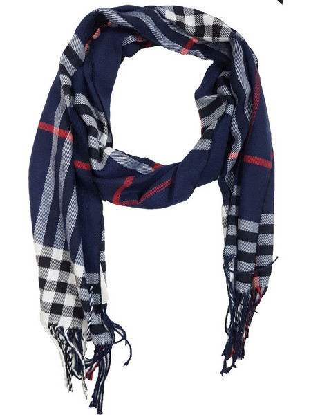 Legend - LGS-3021-74 - Check Blue - Κασκόλ Cashmere Touch - blue