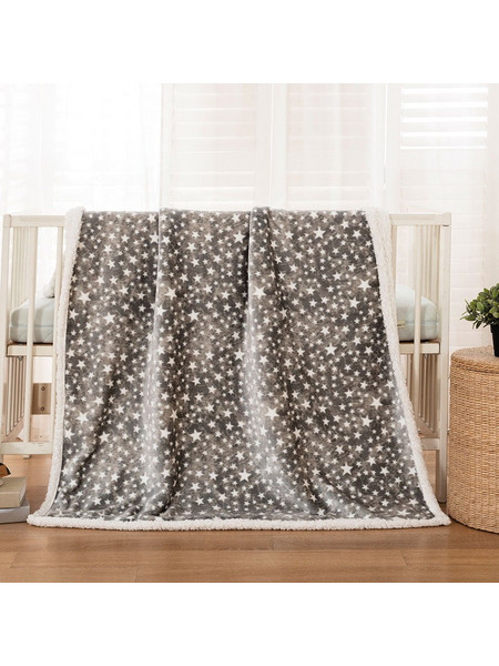 Beauty Home Art 5136 Κουβέρτα Αγκαλιάς Βελουτέ 80x110 Ανθρακί