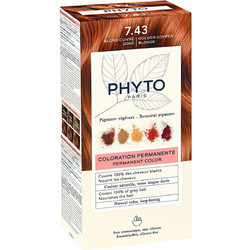 Phyto PhytoColor 7.43 Ξανθό Χρυσοχάλκινο Φυτική Μόνιμη Βαφή Μαλλιών 50ml